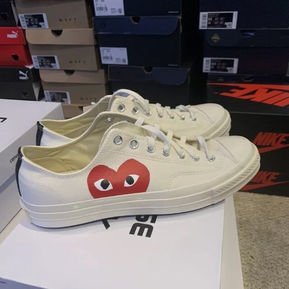 converse comme des garcons off white